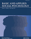 BASIC AND APPLIED SOCIAL PSYCHOLOGY封面